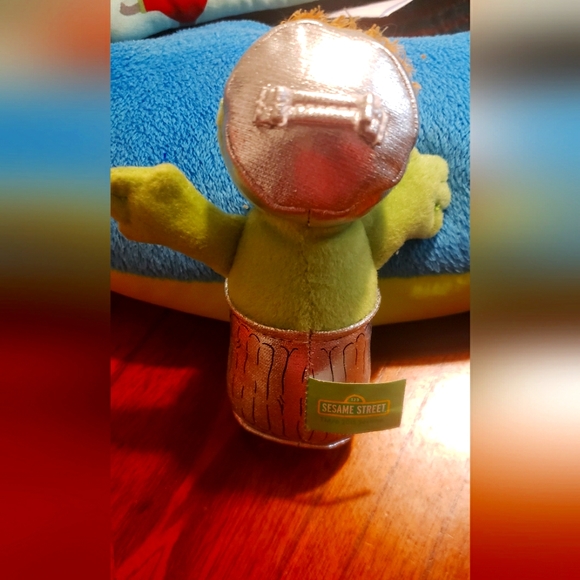 Oscar The Grouch bean bag plush by Gund - Picture 3 of 5